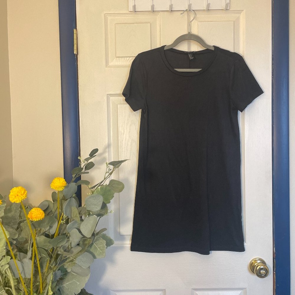 Forever 21 | Faux Suede Shift Dress | Gray | Size Small
